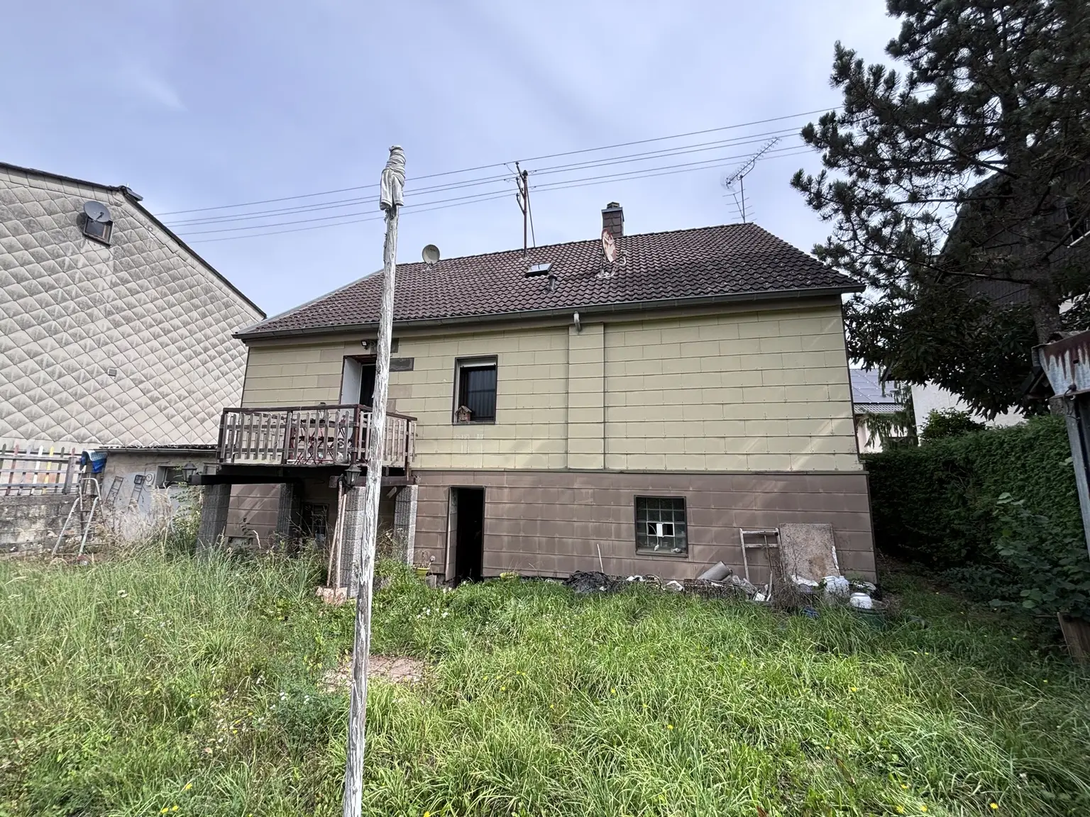 Hinteransicht Haus