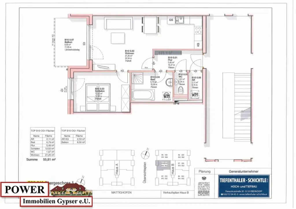 Moderne 2-Zimmer-Wohnung in Mattighofen – Ihr neues Zuhause mit Balkon und Carport!