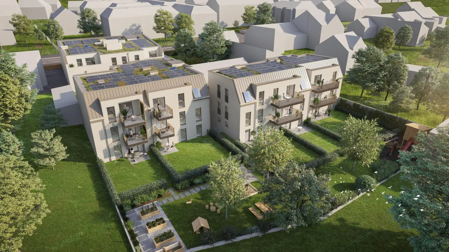 HOCHWERTIG UND MODERN WOHNEN IN LANGENZERSDORF MIT TOLLER INFRASTRUKTUR UND VERKEHRSANBINDUNG IN BESTER ZENTRUMSLAGE