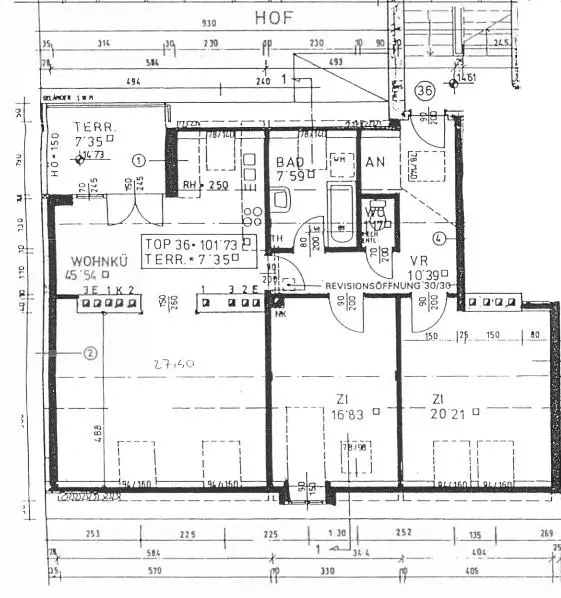 Planausschnitt Top 36_