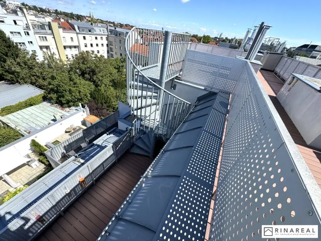 HUTWEIDENGASSE | Exklusives Penthouse mit traumhafter Dachterrasse | 3 Zimmer | ca. 99 m² Wohnfläche | teilmöbliert | zzgl. Duplex-Stellplatz