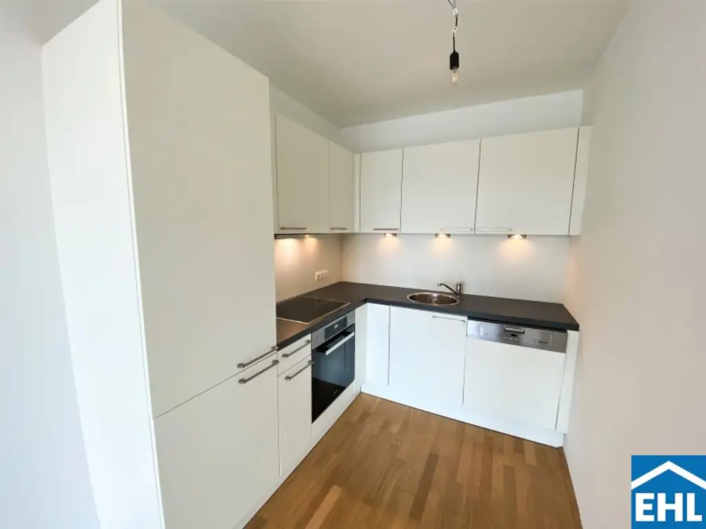 Ideal geschnittene 2-Zimmer Wohnung mit Loggia in U-Bahn-Nähe bei der Messe Wien!