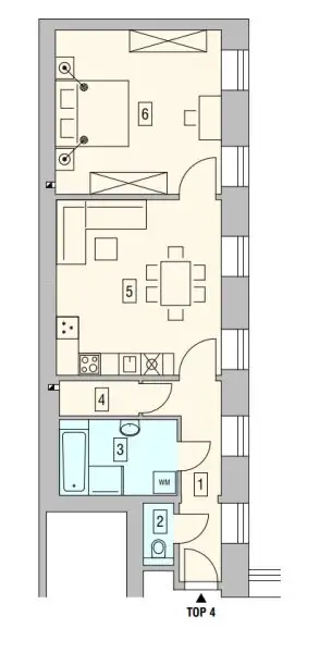 ++NEU++ Fantastische 2-Zimmer Erdgeschoss-Altbauwohnung