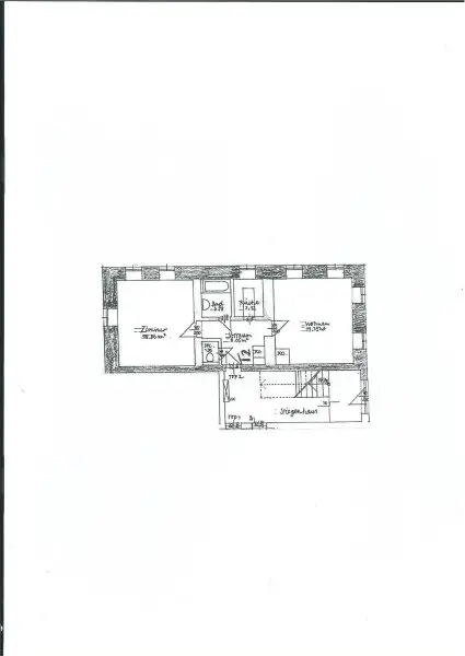 Plan - Kleines 2 Zimmer Appartement mit PKW-Stellplatz Miete Grödig Salzburg