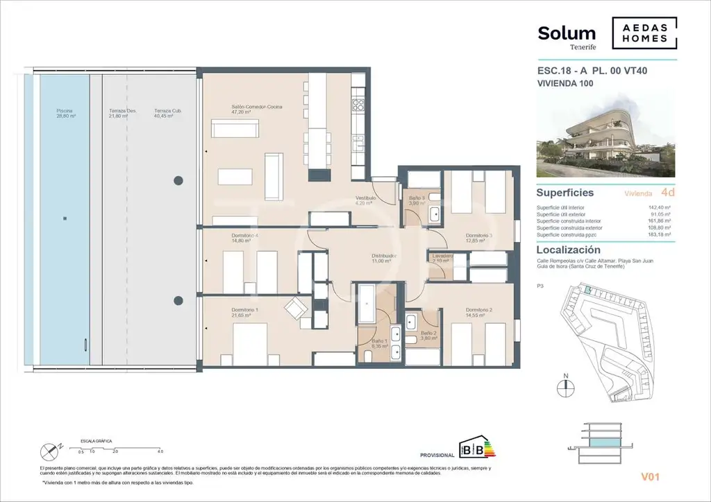 Plano vivienda Solum