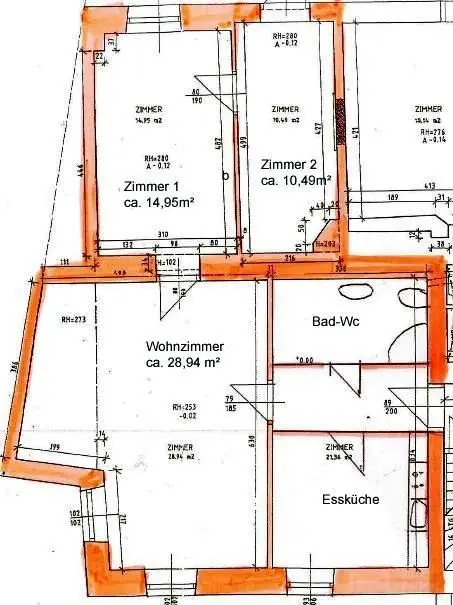 76 m² Familienwohnung in Graz-Wetzelsdorf – 3 Zimmer mit großem Wohnbereich