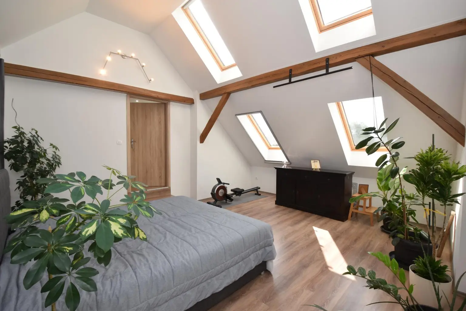 Schlafzimmer im Dachgeschoß