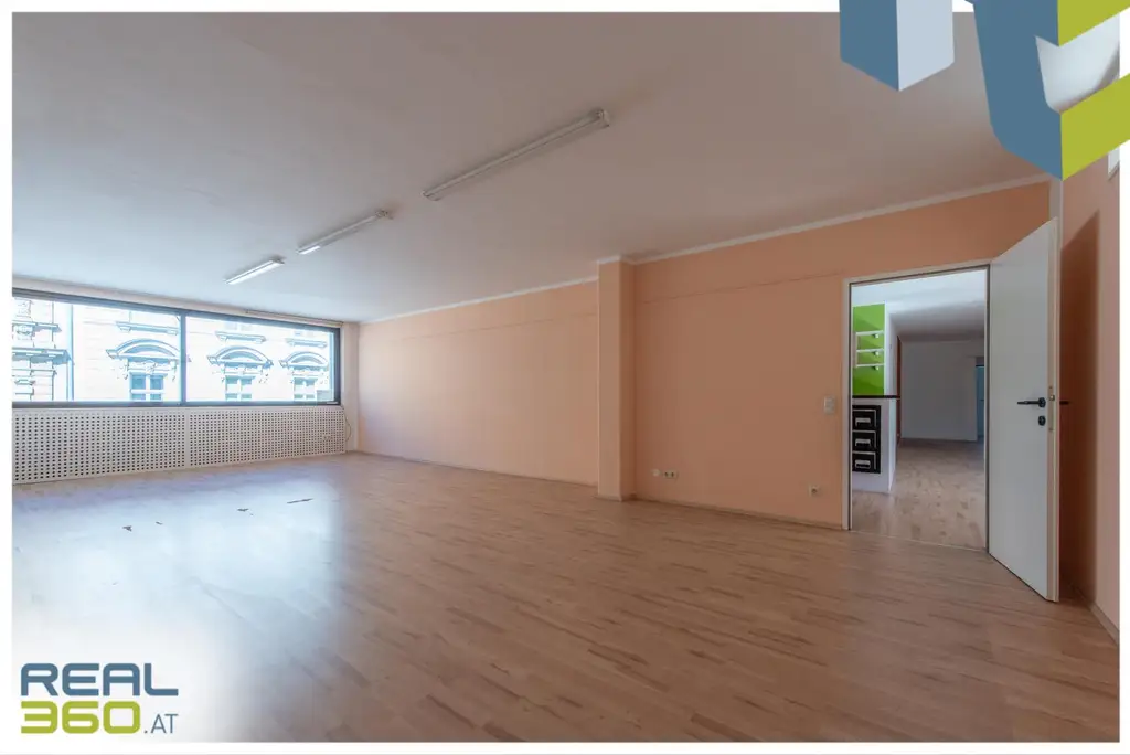 Büro-/Ordinationsfläche mit optimaler Aufteilung in Linz-Zentrum zu vermieten, Teilung der Flächen möglich!