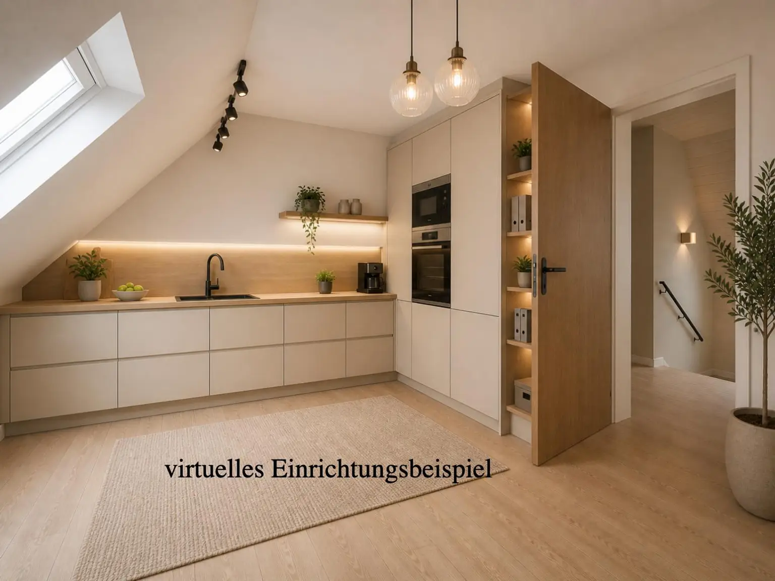 Zimmer 5 OG_Variante Küche_virtuelles Einrichtung