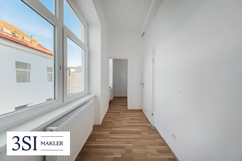 Klausgasse 46: Smarter Grundriss und gute Wohnqualität - 1-Zimmer-Altbauwohnung in ruhiger Seitengasse des 16. Bezirks