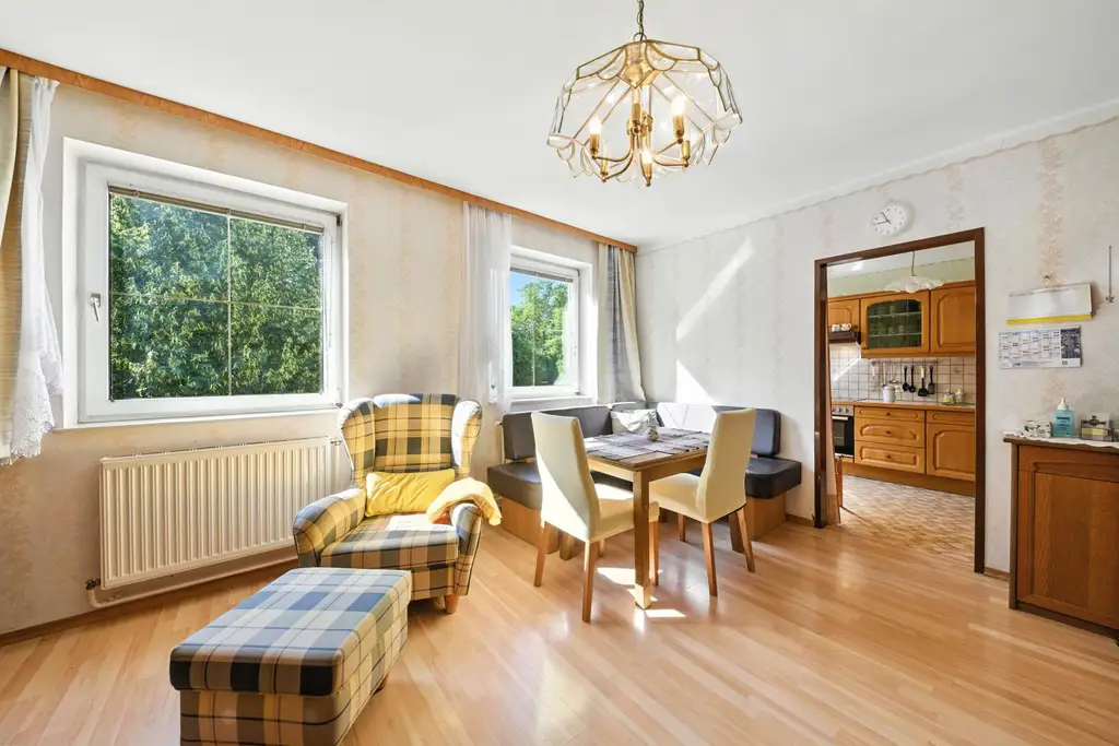 Gepflegtes Einfamilienhaus in idyllischer Lage in Nappersdorf! Feriendomizil oder Hauptwohnsitz möglich!