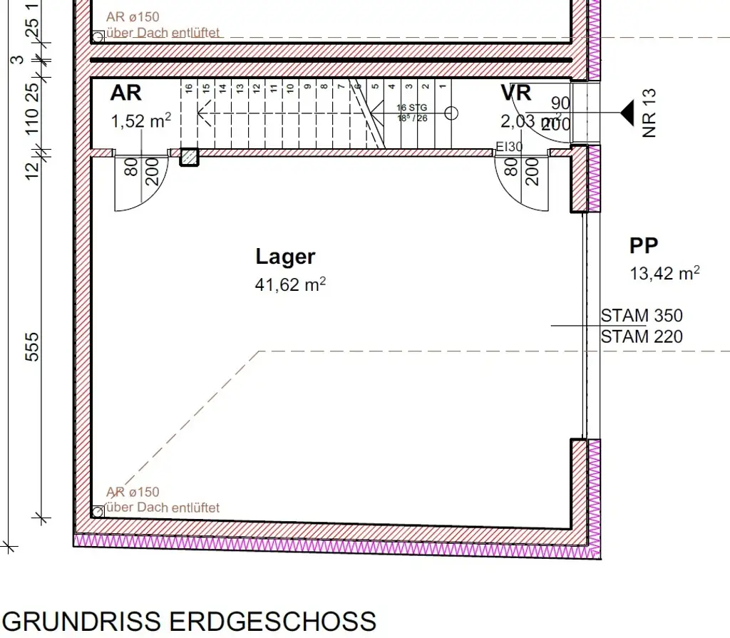 Plan Lager / Abstellraum