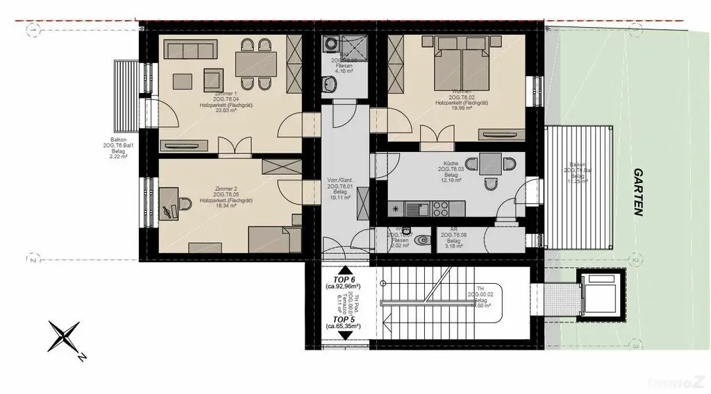 Plan 93m²