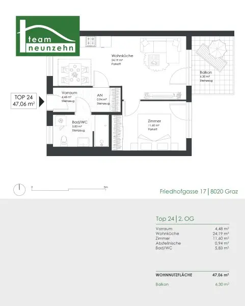 Entdecken Sie exklusive Mietwohnungen im Herz von Graz: Ihr neues Zuhause in der Friedhofgasse - JETZT ANFRAGEN
