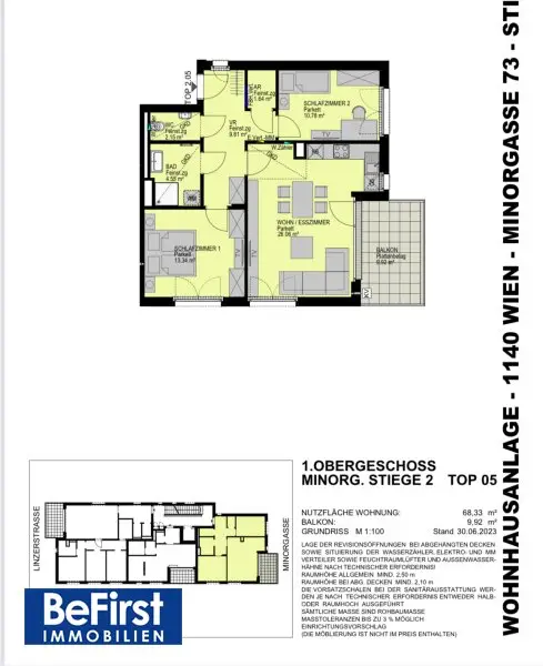 Erstbezug: 3 Zimmer Terrassenwohnung in ruhiger Lage