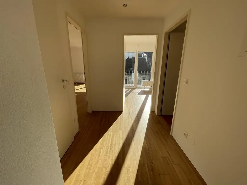 Großzügige 2-Zimmer-Neubauwohnung im Dachgeschoß mit 19m2 großer Terrasse!!!