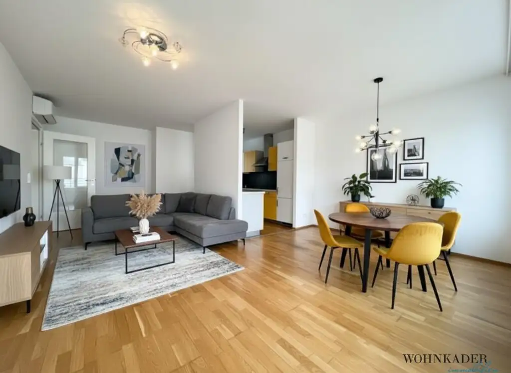 Moderne 3-Zimmer-Wohnung mit Loggia zum ruhigen Innenhof – Nähe Karmelitermarkt