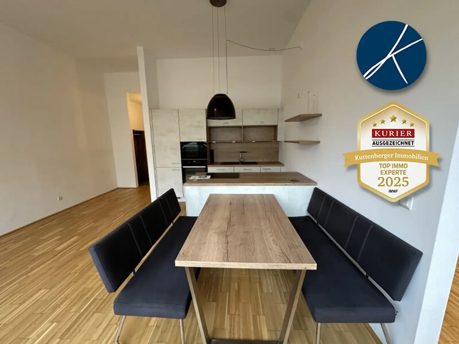Moderne Neubau-Mietwohnung mit Innenhofausrichtung