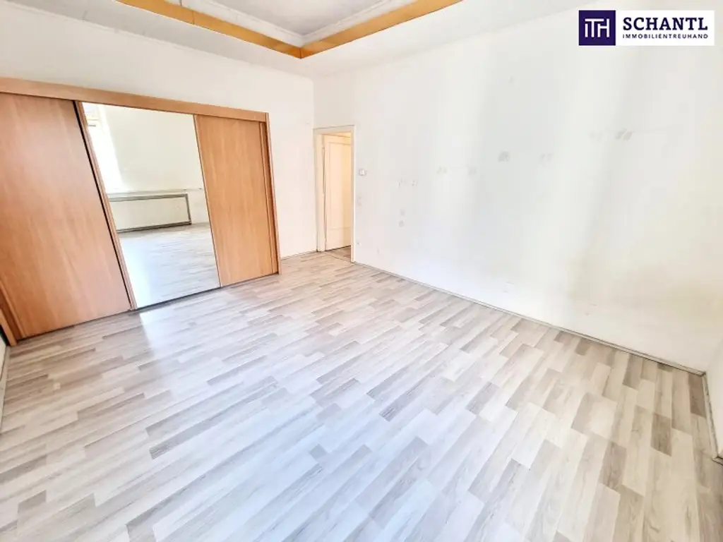Schön ist was anderes. Aber das wird schon! Ideale 1-Zimmer-Wohnung in 1030 Wien - Selbst Gestalten - Sanierungsbedürftige Altbauwohnung! U-Bahn ums Eck + Traumhaft renoviertes Altbauhaus + Optimalste Infrastruktur und…