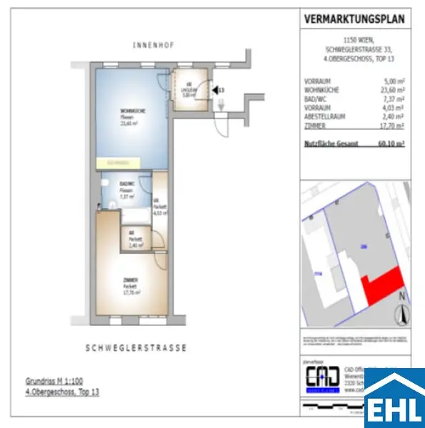 Attraktive 2-Zimmer-Wohnung - U-Bahn-Nähe Schweglerstraße!