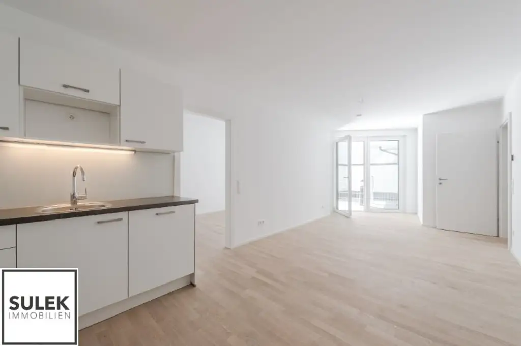 Ab Mitte Dezember  verfügbar ~ moderne 3 Zimmer Neubauwohnung mit Innenhof-Terrasse in beliebter Lage ~ Kaiserstraße U6 nähe!