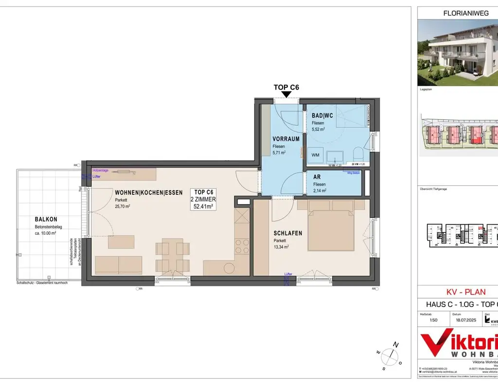 Neu in Bergheim! Entzückende 2-Zimmer Baurechtswohnung!