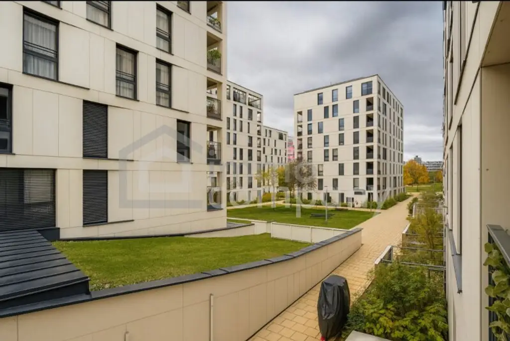 2-Zimmer Wohnung mit Garage inkludiert - Privater Balkon mit Blick ins Grüne-Modern im Nordbahnviertel