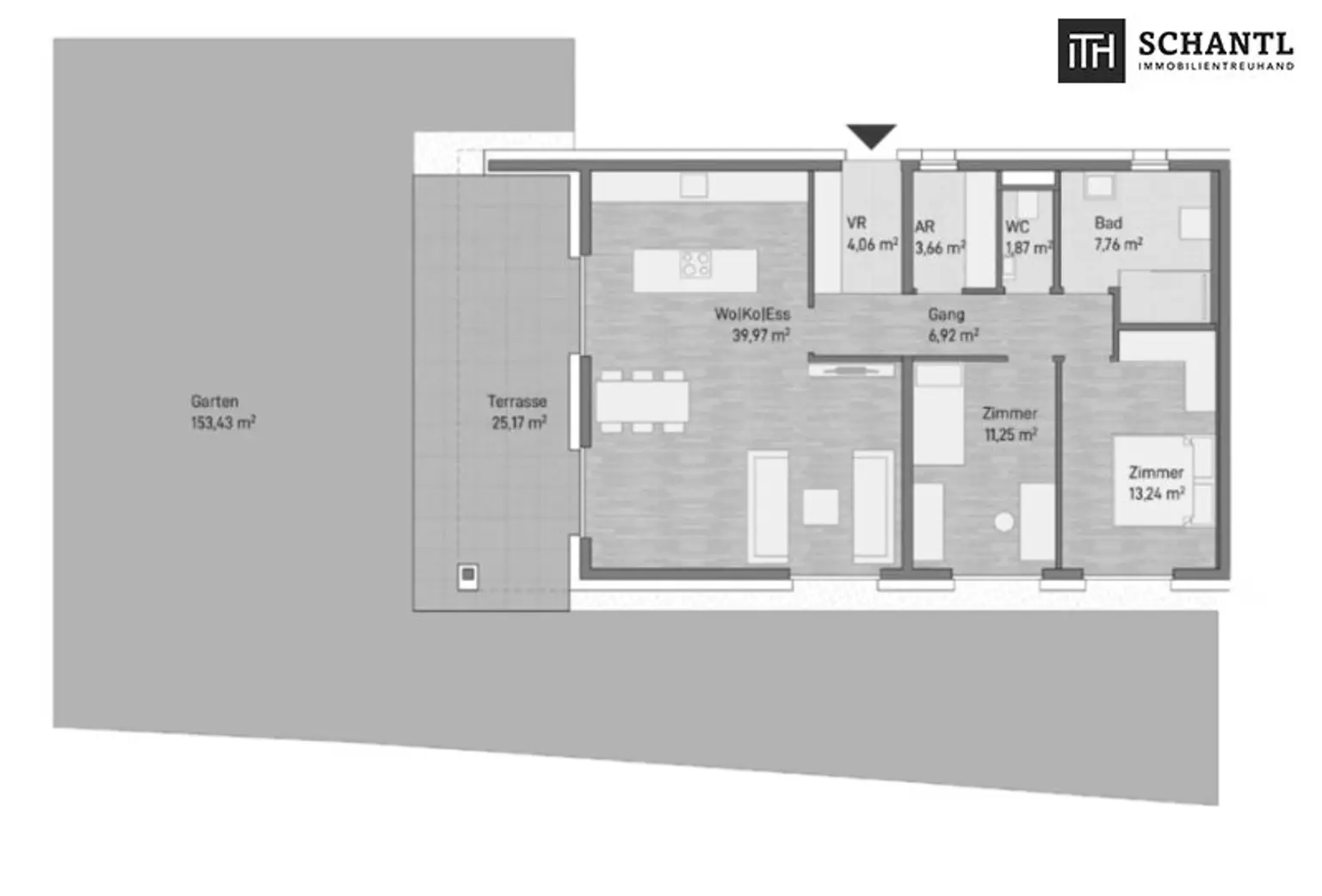 Eine helle schöne Gartenwohnung in einem kleinen aber sehr feinem Neubauprojekt in Graz Liebenau-PROVISIONSFREI!