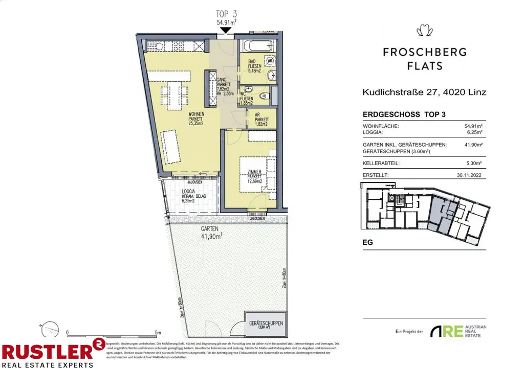 Froschberg Flats - eine kleine Oase am Linzer Hausberg