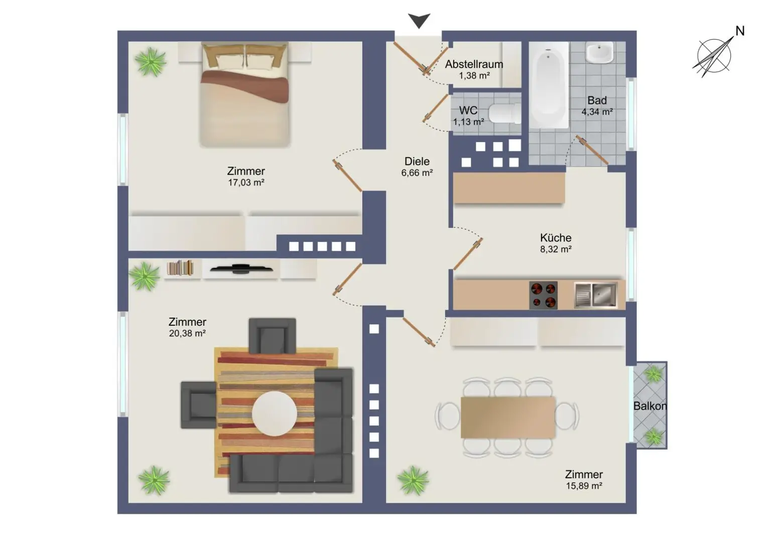 Grundrissplan