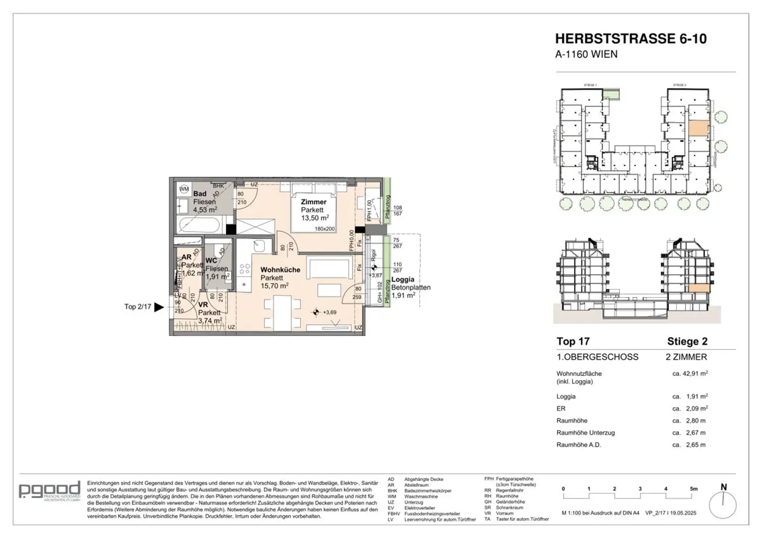 NEU! Perfekte Planung: 2 Zimmer Wohnung mit WOW Grundriss