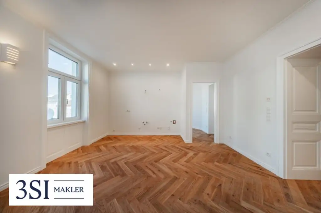 Erstklassig – 2-Zimmer-Erstbezug im stilvollen Altbau