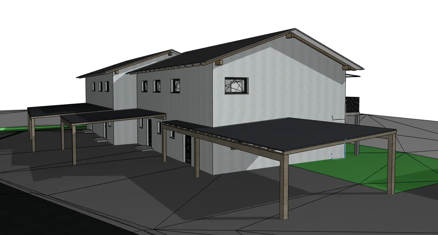 Neubau: Doppelhaushälfte in hochwertiger Holzriegel-Bauweise mit Terrasse, Balkon und Gartengrund in Zeltweg zu kaufen !