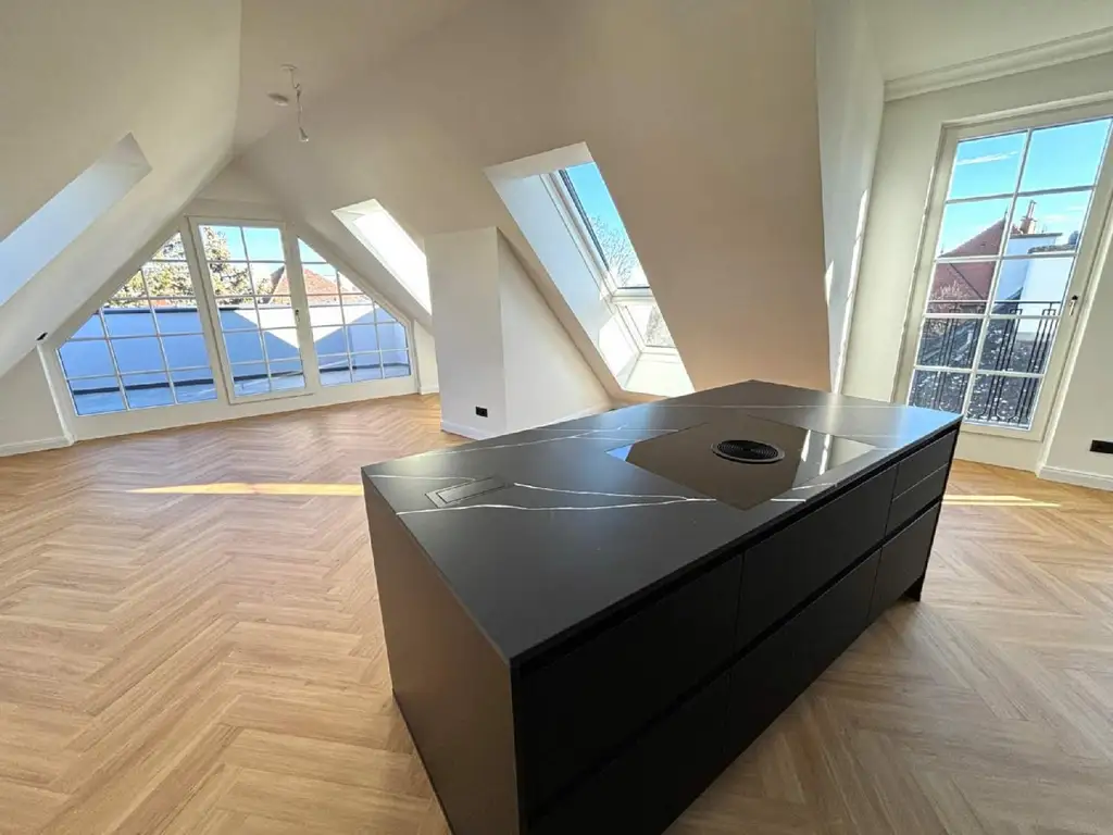 Stilvolle Dachmaisonette mit 3 Terrassen in neu errichteter Stilvilla + Garage 1180 Wien