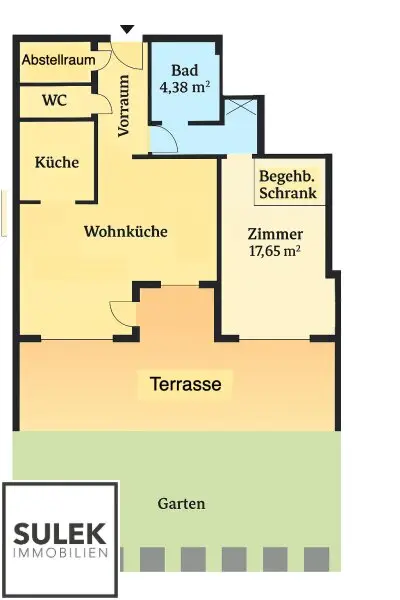 Lichtdurchflutete Gartenwohnung mit toller Ausstattung bei Ober St. Veit