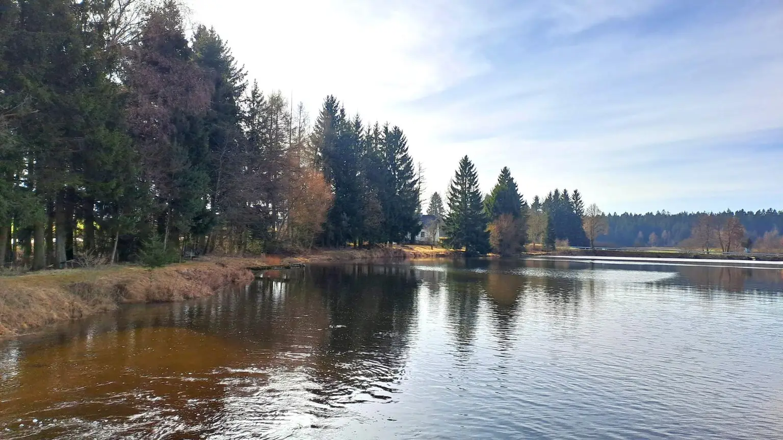 Ansicht Norden See und Haus