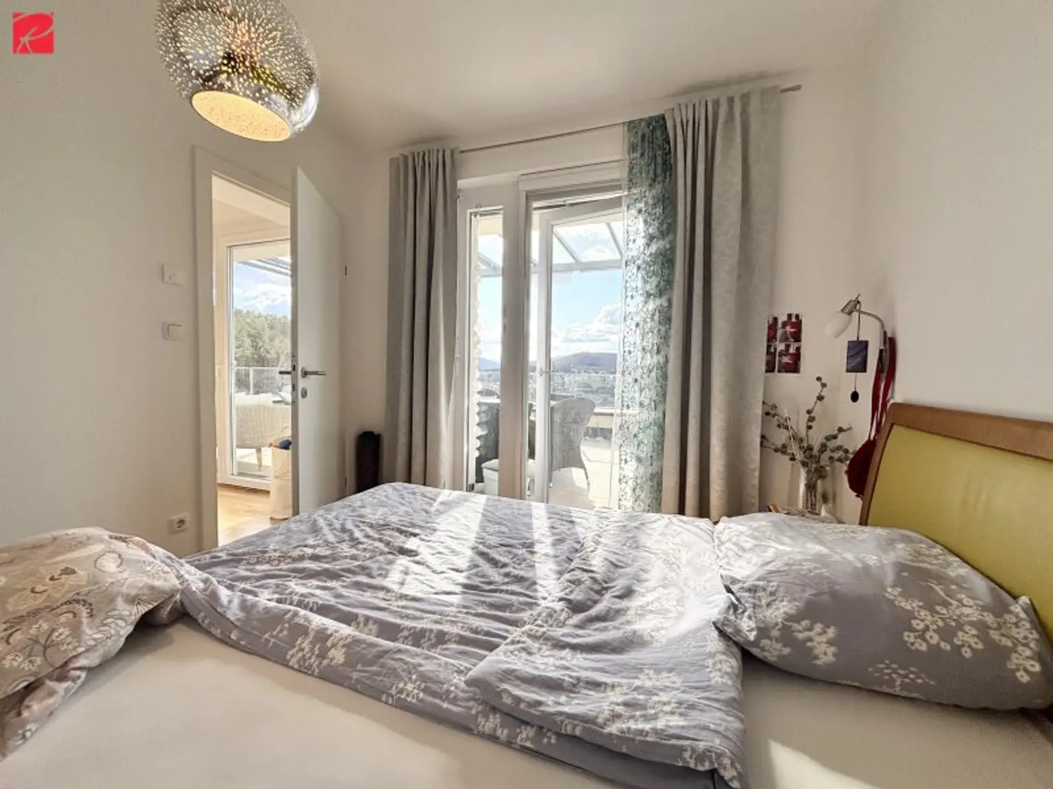 Aussicht beim Aufwachen