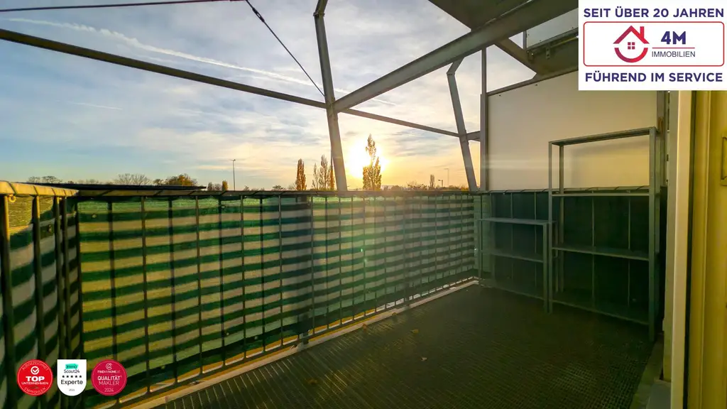 🌳Wohnen im Grünen, leben in Stadtnähe: Stilvolle 3 Zimmer Maisonette mit Terrasse, Balkon privatem Seezugang und Garage🌅