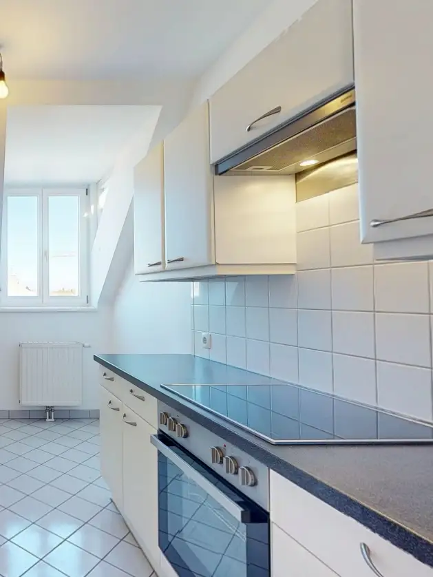 Licht, Luft & Lebensfreude - 2 Zimmer Dachterrassenwohnung
 im Cottageviertel