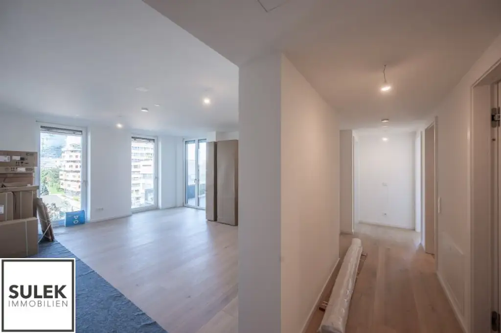 Exklusiv Wohnen im Projekt Grünblick mit U2-Anbindung! 3 Zimmer Erstbezugswohnung inkl. Balkon, Poolnutzung, Fitnessraum, uvm.!