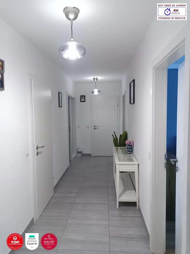 Reihenhaus Feeling!!!  4-Zimmer Gartenwohnung, inkl. Parkplatz!!!! in Aspern!