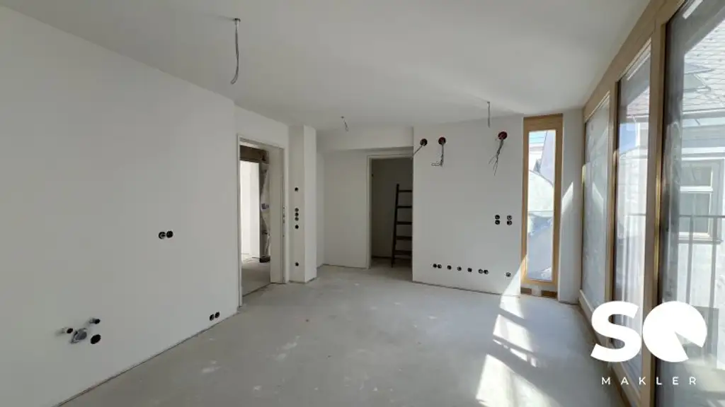 # SQ - EXKLUSIVE DACHGESCHOSSWOHNUNG IN 1030 WIEN - SEIDLGASSE - 2 ZIMMER und TERRASSE - TOP 14
