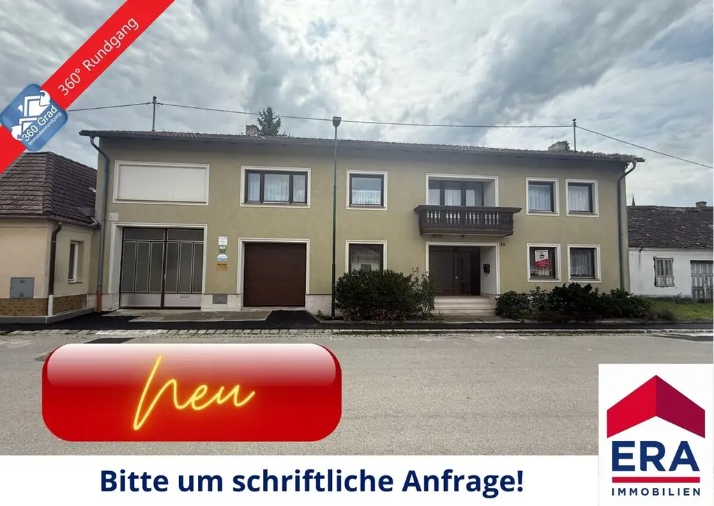 Wetzelsdorf- Weinviertler Winzerhof mit großem Wohn- & Lagerpotenzial – auch für Anleger interessant