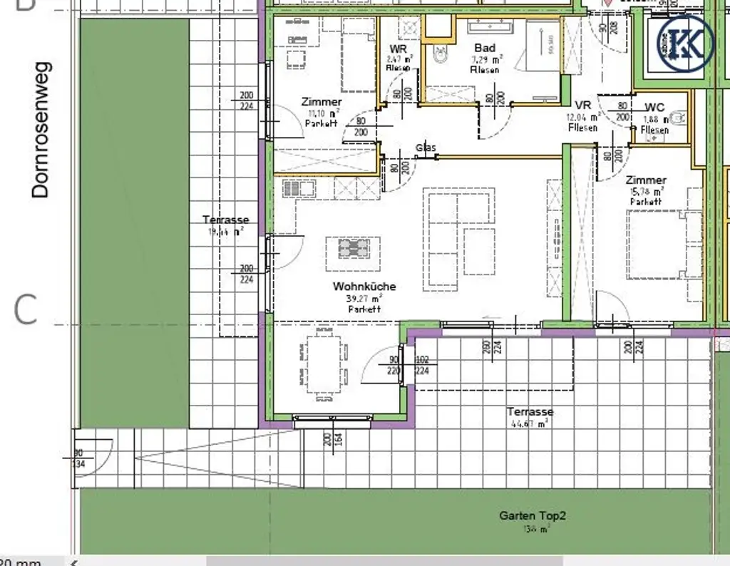 Traumhafte Gartenwohnung in Top-Lage nahe UNO City – Sofort beziehbar!