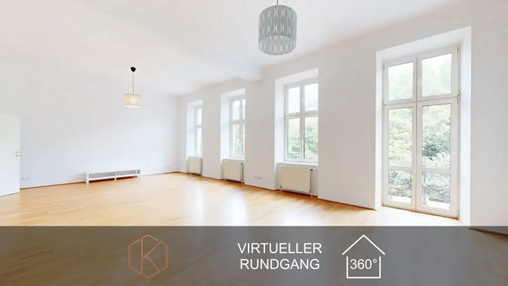 Große und klassisch schöne Altbau-Wohnung | 5 Zimmer | 2 Bäder | Lift | am Liechtensteinpark