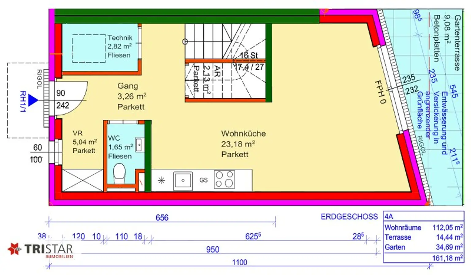 NEU! • Ziegelmassiv • Schlüsselfertig • Garten + Terrasse • Fischamend