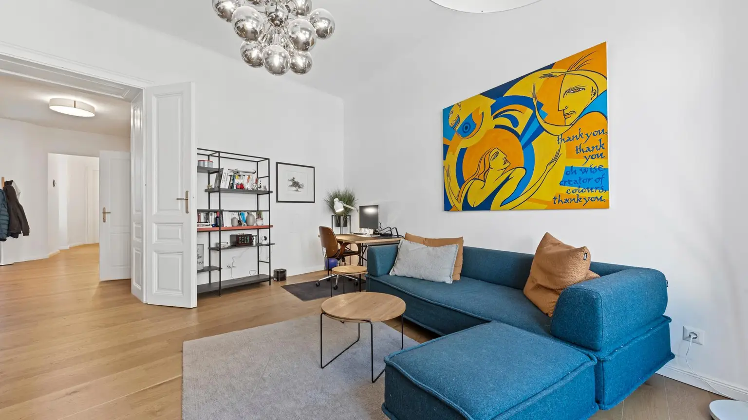 Stilvoll renovierte Altbauwohnung im 3.Bezirk. Citynaher Lifestyle mit besonderem Flair.