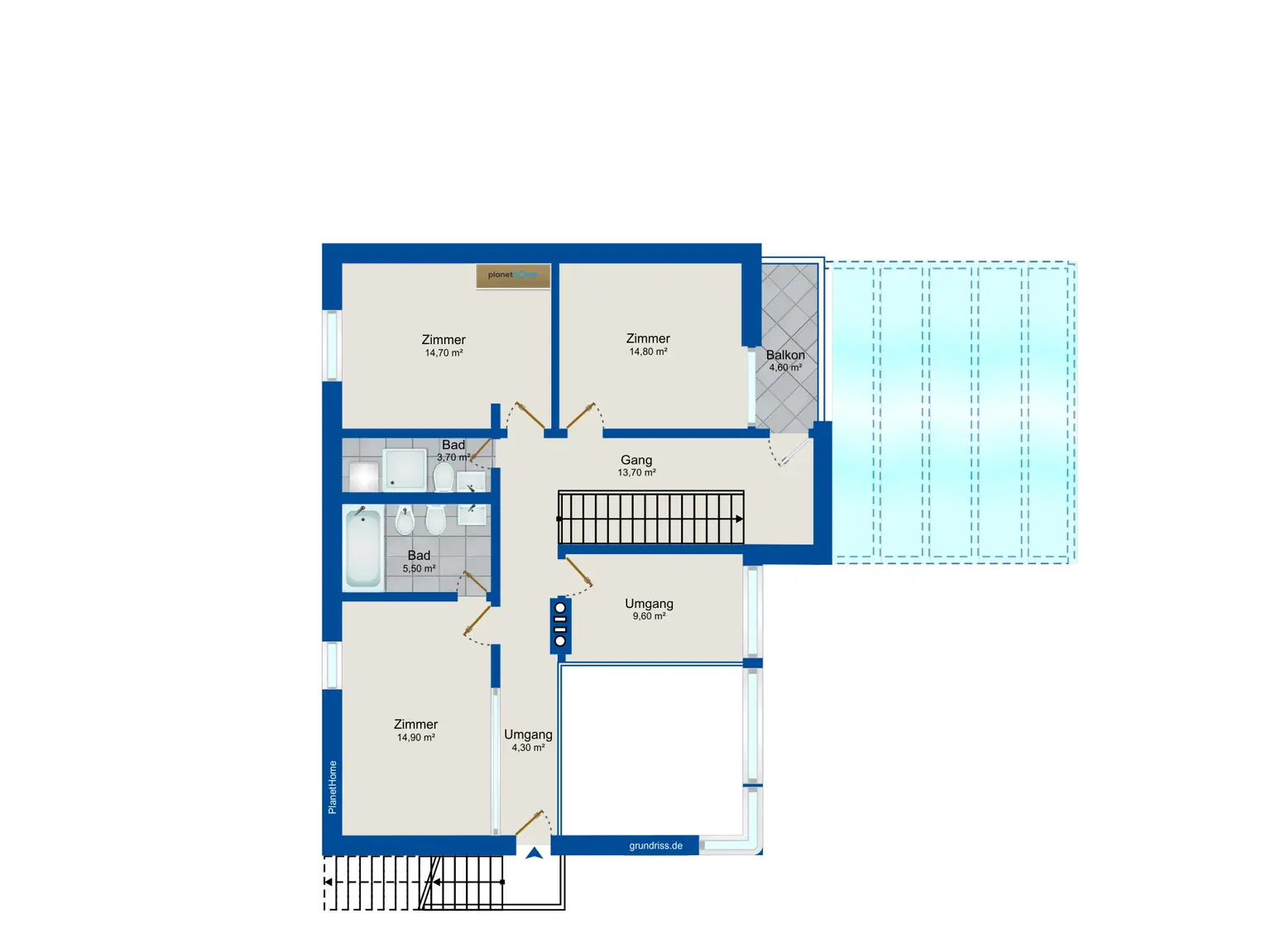 Grundriss Obergeschoss