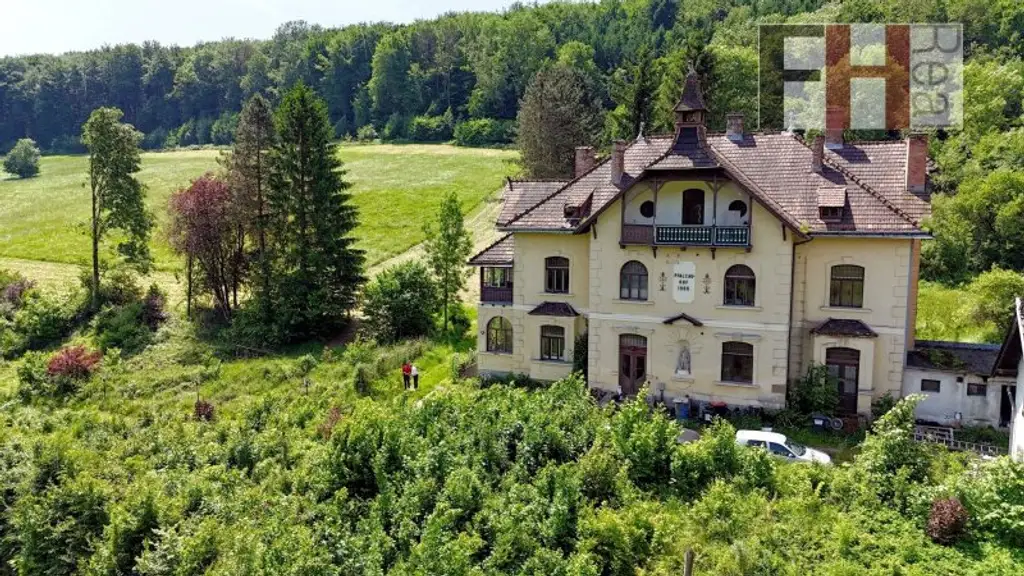 Herrschaftliches, historisches Anwesen, 94.000m² Grund, WNFL 720m², absolute Ruhelage in Pressbaum!