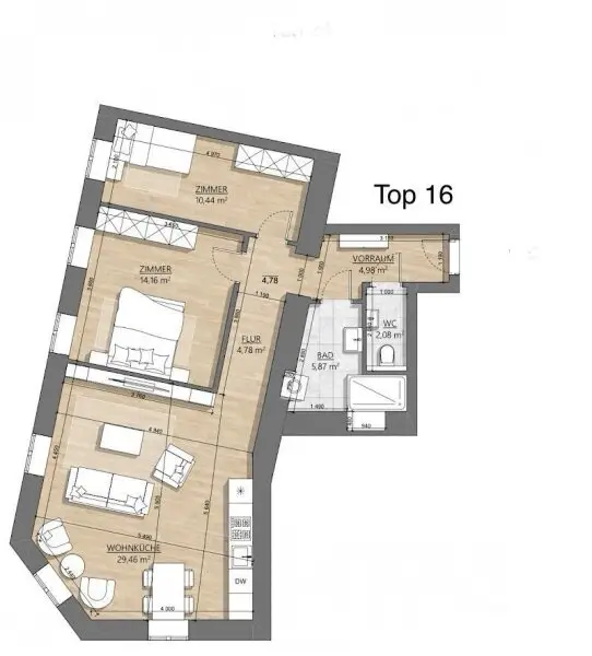 ROOF TOP WÄHRING! - TOLLE INVESTMENTMÖGLICHKEIT IM HERZEN DES 18. BEZIRKS!